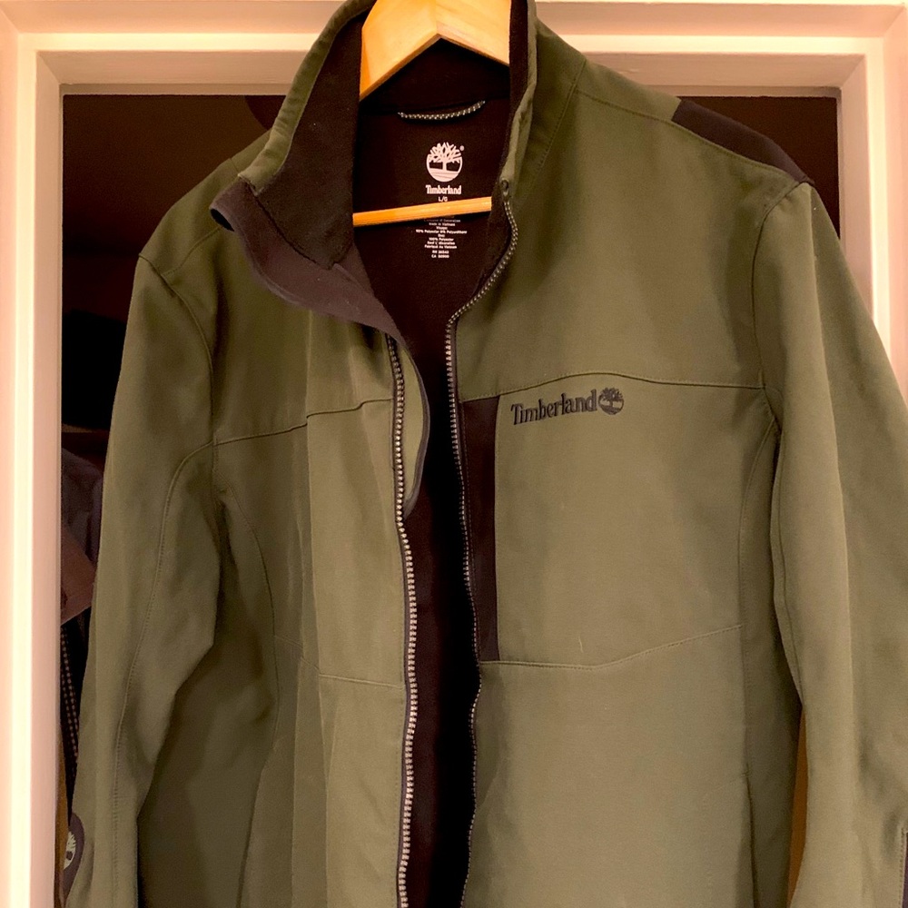 Timberland waterproof zipper jacket EUC